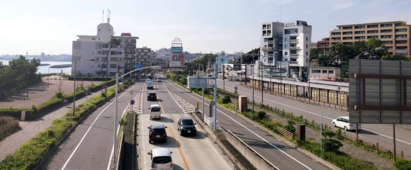 交通量が多い